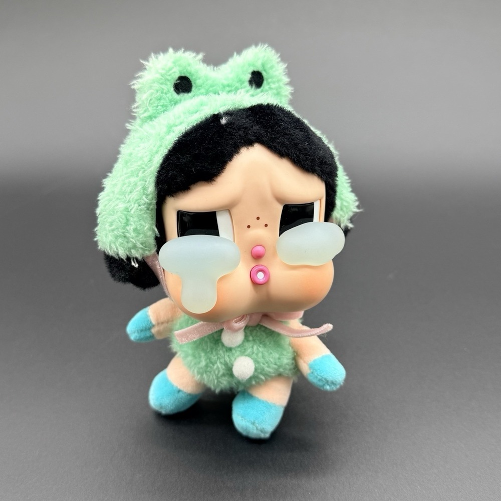 POP MART Crybaby Crying Again Series What A Frog Plush Vinyl Face Figure Doll